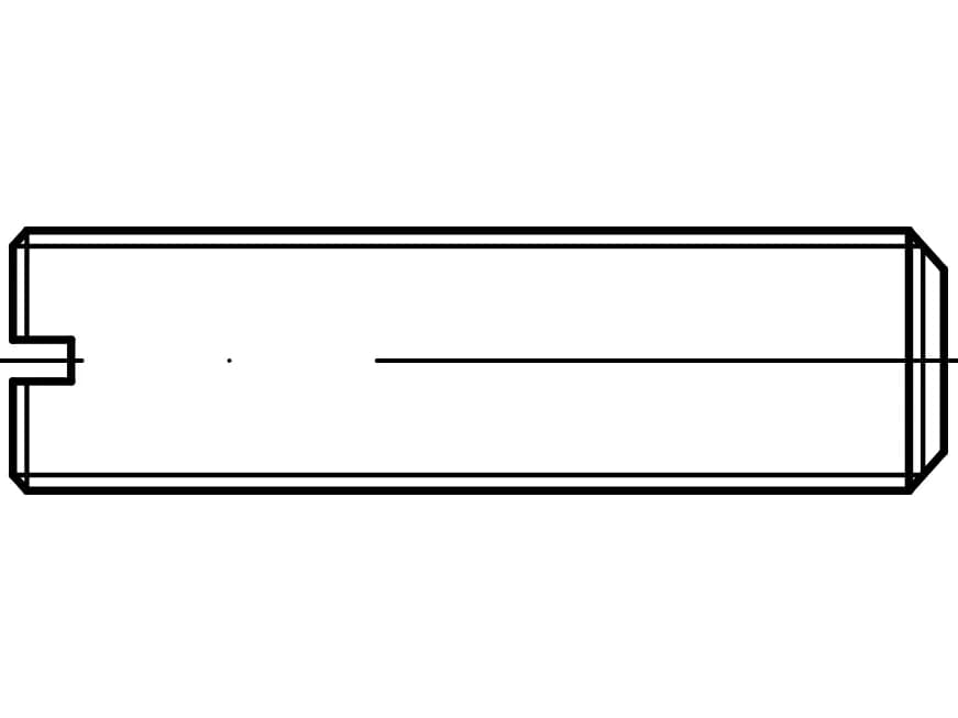 DIN 551 / ISO 4766 / PN 82272 düz uçlu ayar vidaları
