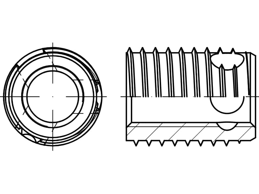EB 88307 tam kendinden diş açan uçlar EB 88307 tam kendinden diş açan uçlar