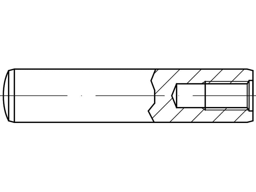 DIN 7979 / ISO 8733 | ISO 8735 / PN 85018 dişli silindirik pimler DIN 7979 / ISO 8733 | ISO 8735 / PN 85018 dişli silindirik pimler