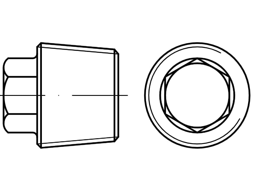 DIN 909 altıgen başlı fişler DIN 909 altıgen başlı fişler