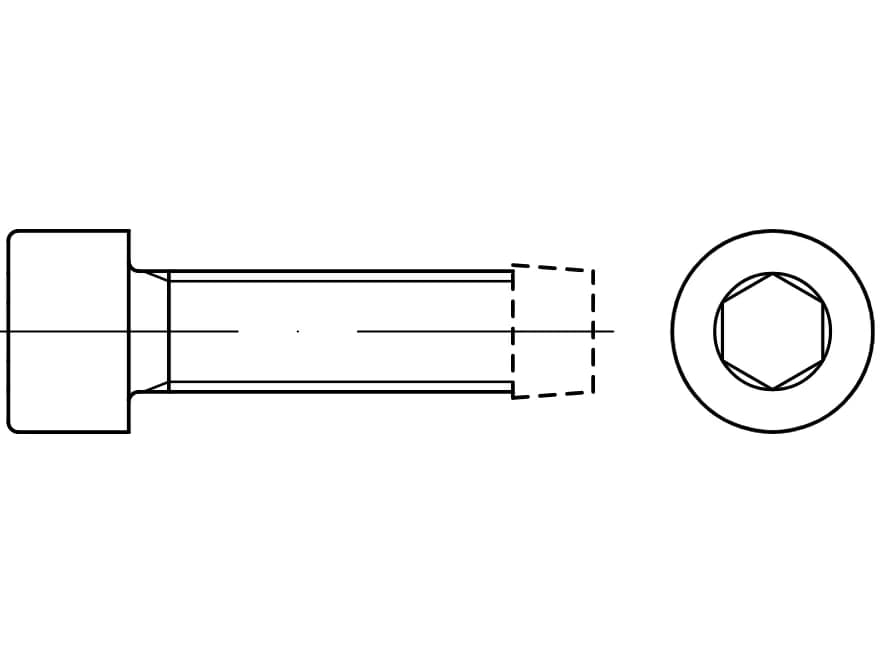 DIN 7500E kendinden diş açan vidalar kendiliğinden şekil alan dişli vidalar