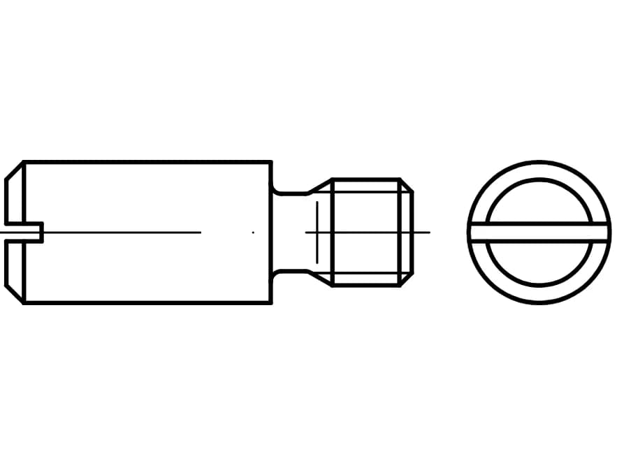 DIN 927 yüksek başlı vidalar