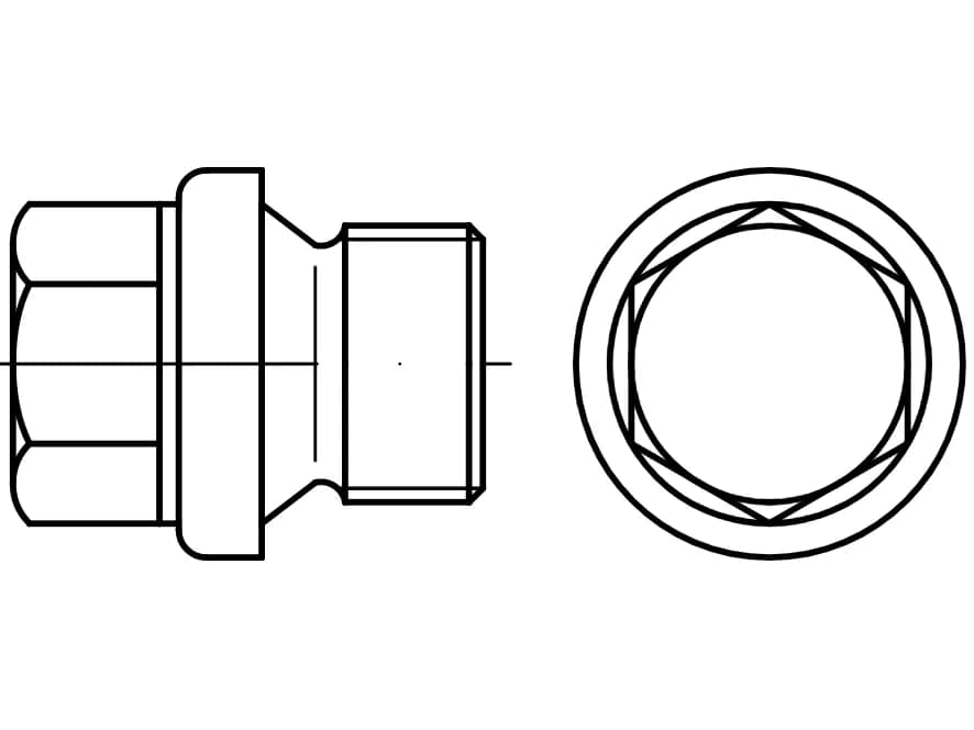 DIN 910 altıgen flanşlı başlı tapalar DIN 910 altıgen flanşlı başlı tapalar