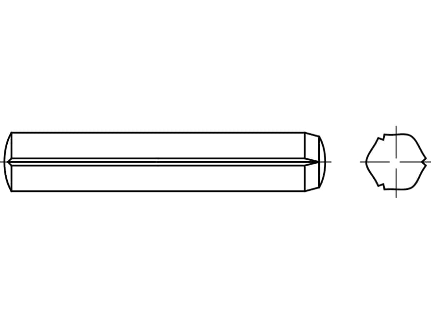DIN 1473 / ISO 8740 / PN 85024 çentikli pimler DIN 1473 / ISO 8740 / PN 85024 çentikli pimler