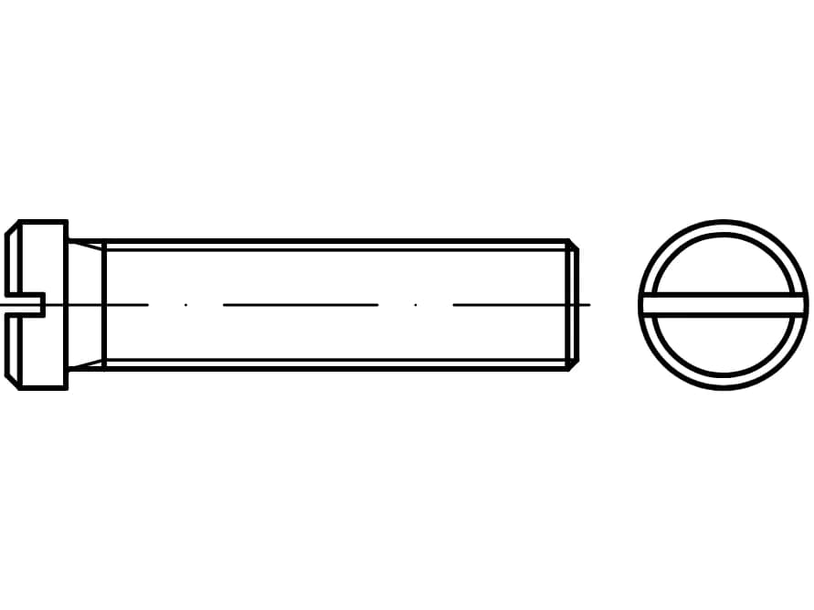DIN 920 / PN 82281 küçültülmüş silindir başlı vidalar