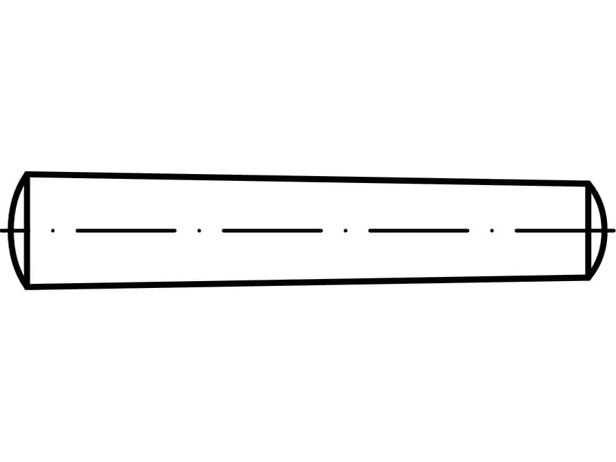DIN 1 / ISO 2339 / PN 85020 konik pimler