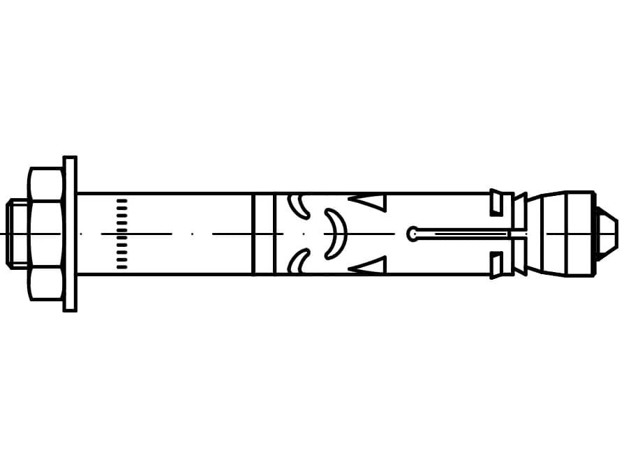 EB 88592 En yüksek yükler için FS FISHER FH II-B Manşon ankrajları