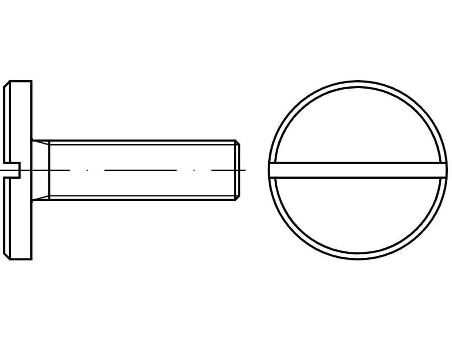 DIN 921 / PN 82280 büyük silindir başlı vidalar