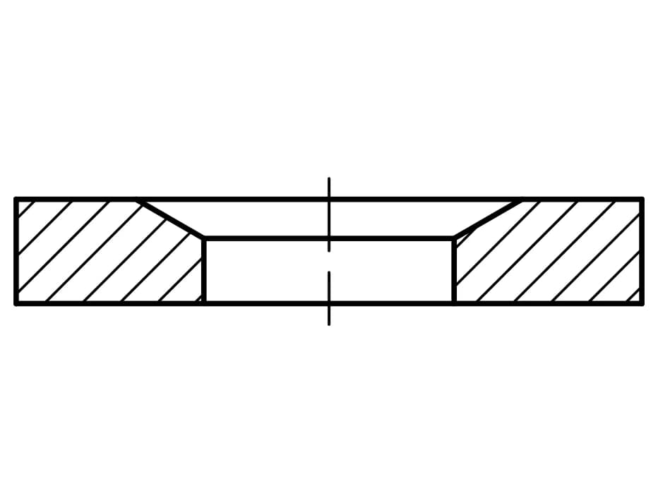 DIN 6319G konik rondelalar