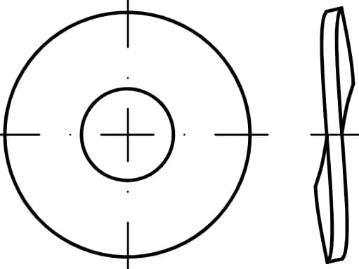 DIN 137B / PN 82037 esnek dalgalı
