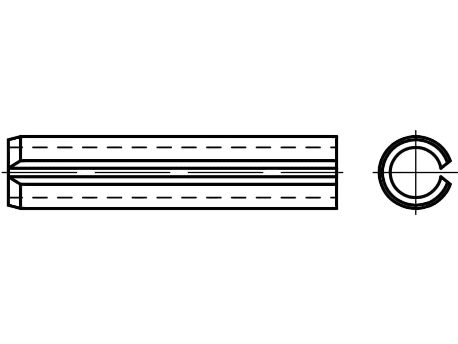 DIN 1481 / ISO 8752 / PN 85023 yaylı pimler