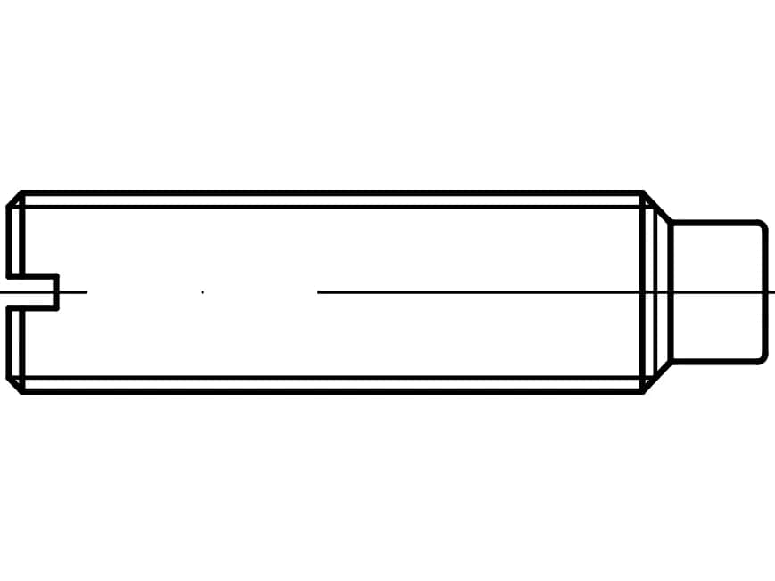 DIN 417 / ISO 7435 / PN 82276 silindirik şaftlı set vidaları