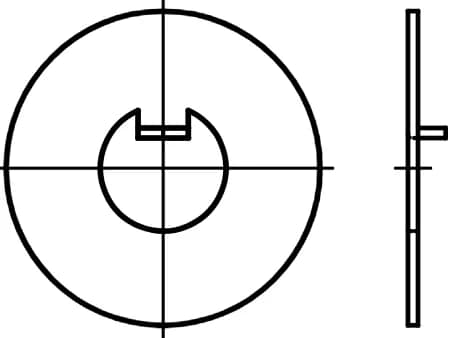 DIN 462 / PN 82016 Burunlu katlanır