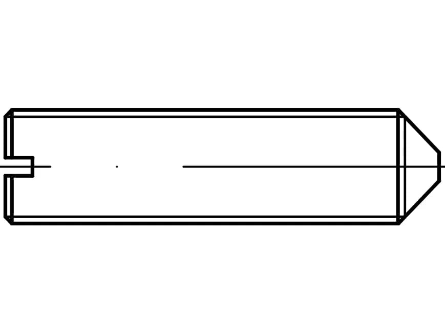 DIN 553 / ISO 7434 / PN 82273 konik nokta ayar vidaları