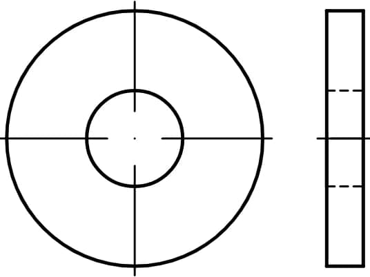 DIN 6340 sertleştirilmiş rondelalar