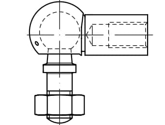 DIN 71802 bilyalı mafsallar