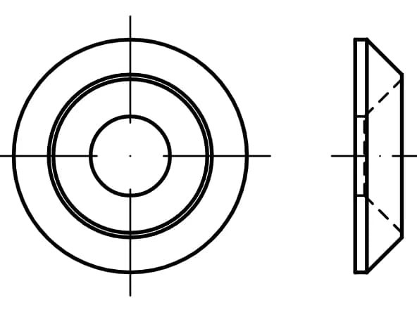 E-B 89184 Konik rondelalar tip B