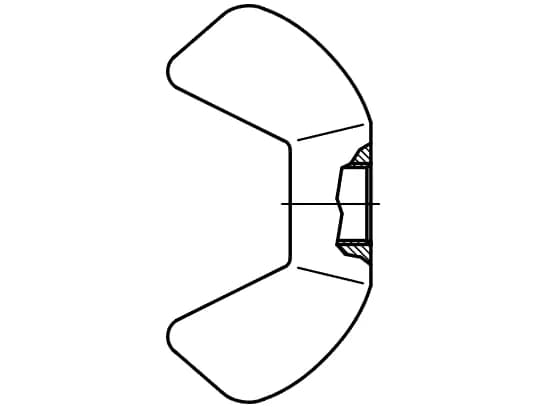 EB 80093 Hafif kanatlı somunlar