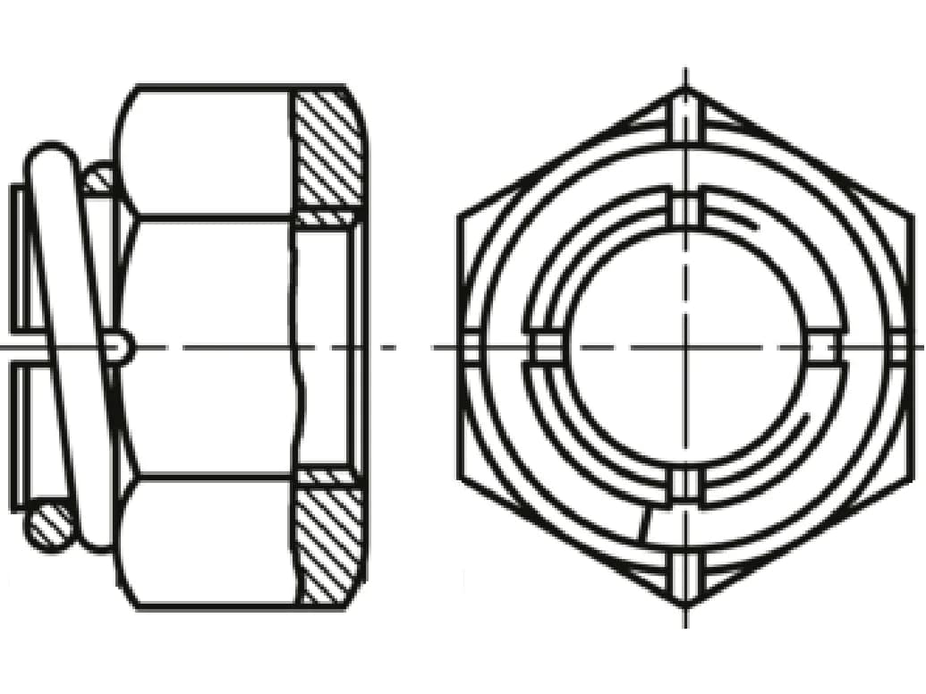 EB 88103 VARGAL tipi kendinden kilitlemeli somunlar