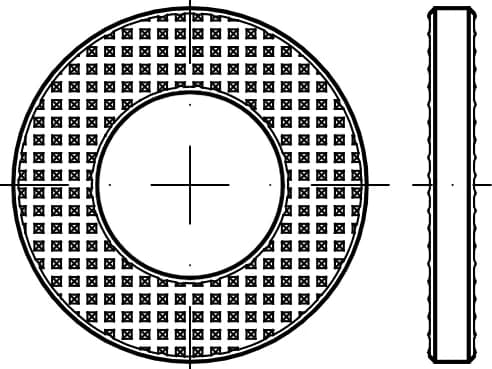 EB 88119 LOCKTIX / RIPP LOCK sertleştirilmiş kilitleme rondelaları