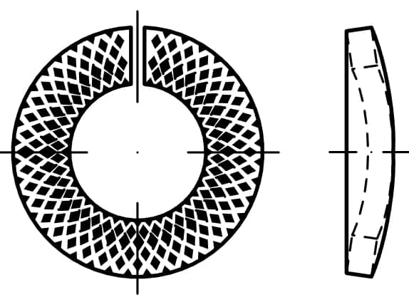 EB 88131 VSK-Z yaylı kilitleme rondelaları
