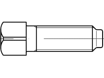 DIN 479 / PN 82305 pres vidaları / ayna vidaları
